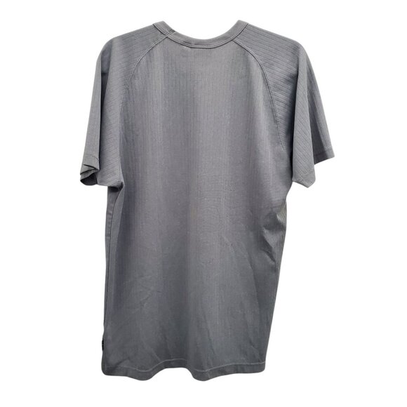 Guess Jeans Men's Vintage 90s Gray Ribbed Knit Crew Neck Short Sleeve Tee Sz XXL - Picture 5 of 5